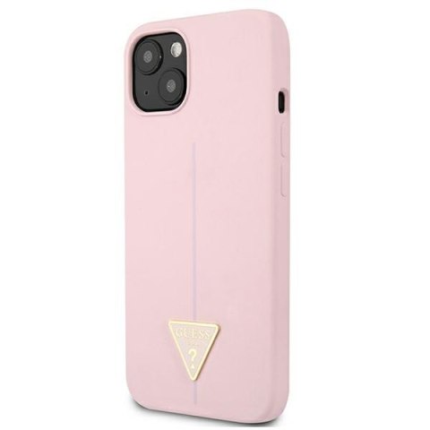 Guess Silicone Triangle Logo - Etui iPhone 13 (liliowy) Guess Silicone Triangle Logo - Etui iPhone 13 (liliowy)