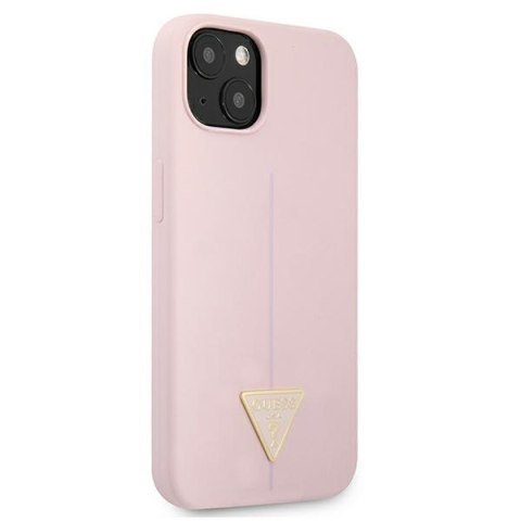 Guess Silicone Triangle Logo - Etui iPhone 13 (liliowy) Guess Silicone Triangle Logo - Etui iPhone 13 (liliowy)