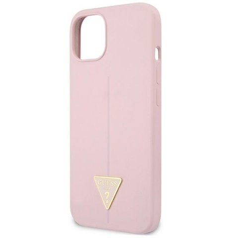 Guess Silicone Triangle Logo - Etui iPhone 13 (liliowy) Guess Silicone Triangle Logo - Etui iPhone 13 (liliowy)