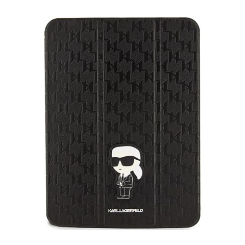 Karl Lagerfeld Folio Magnet Allover Saffiano Monogram NFT Ikonik - Etui iPad 10.9" (2022) (Czarny) Karl Lagerfeld Folio Magnet Allover Saffiano Monogram NFT Ikonik - Etui iPad 10.9" (2022) (Czarny)