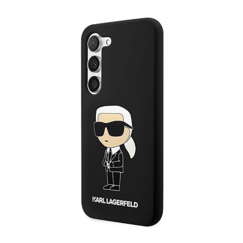 Karl Lagerfeld Silicone NFT Ikonik - Etui Samsung Galaxy S23 (czarny) Karl Lagerfeld Silicone NFT Ikonik - Etui Samsung Galaxy S23 (czarny)