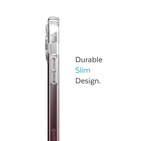 Speck Presidio Perfect-Clear + Ombre - Etui iPhone 14 Pro Max z powłoką MICROBAN (Clear / Vintage Rose Fade) Speck Presidio Perfect-Clear + Ombre - Etui iPhone 14 Pro Max z powłoką MICROBAN (Clear / Vintage Rose Fade)