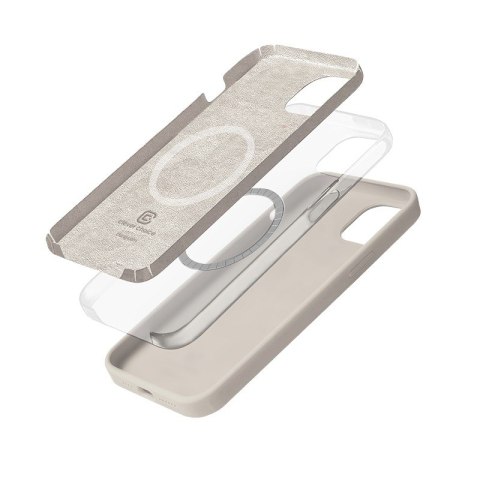 Crong Color Cover Magnetic - Etui iPhone 14 / iPhone 13 MagSafe (kamienny beż) Crong Color Cover Magnetic - Etui iPhone 14 / iPhone 13 MagSafe (kamienny beż)