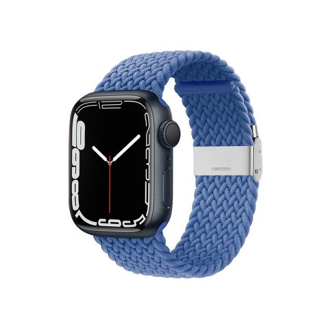 Crong Wave Band - Pleciony pasek do Apple Watch 44/45/46/49 mm (niebieski) Crong Wave Band - Pleciony pasek do Apple Watch 44/45/46/49 mm (niebieski)