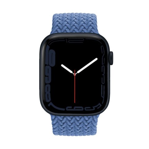 Crong Wave Band - Pleciony pasek do Apple Watch 44/45/46/49 mm (niebieski) Crong Wave Band - Pleciony pasek do Apple Watch 44/45/46/49 mm (niebieski)