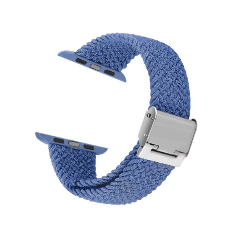 Crong Wave Band - Pleciony pasek do Apple Watch 44/45/46/49 mm (niebieski) Crong Wave Band - Pleciony pasek do Apple Watch 44/45/46/49 mm (niebieski)