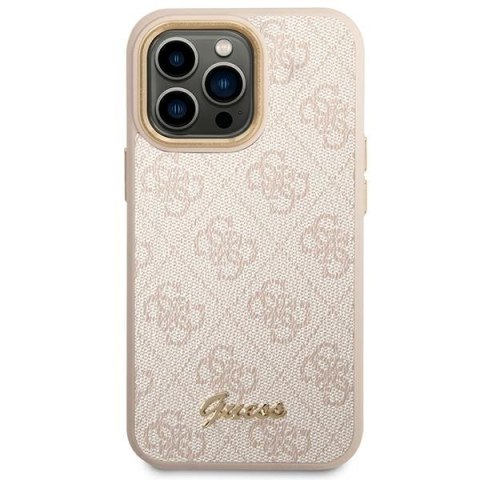 Guess 4G Metal Camera Outline Case - Etui iPhone 14 Pro Max (Różowy) Guess 4G Metal Camera Outline Case - Etui iPhone 14 Pro Max (Różowy)