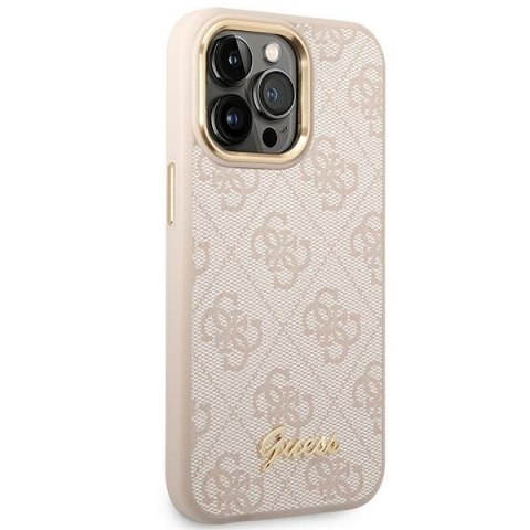 Guess 4G Metal Camera Outline Case - Etui iPhone 14 Pro Max (Różowy) Guess 4G Metal Camera Outline Case - Etui iPhone 14 Pro Max (Różowy)