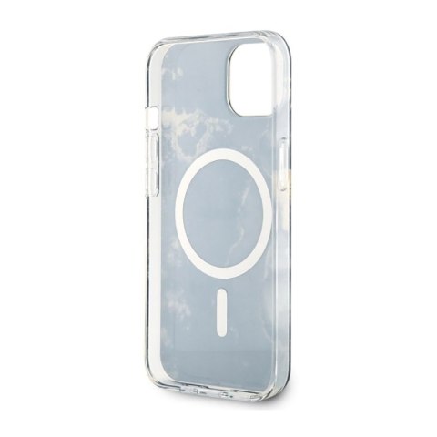 Guess Golden Marble MagSafe - Etui iPhone 14 (Czarny) Guess Golden Marble MagSafe - Etui iPhone 14 (Czarny)