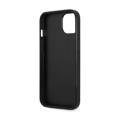 Guess Saffiano Triangle Logo Case - Etui iPhone 14 Plus (srebrny) Guess Saffiano Triangle Logo Case - Etui iPhone 14 Plus (srebrny)