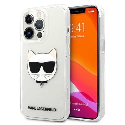 Karl Lagerfeld Choupette Head - Etui iPhone 13 Pro Max (przezroczysty) Karl Lagerfeld Choupette Head - Etui iPhone 13 Pro Max (przezroczysty)