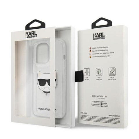 Karl Lagerfeld Choupette Head - Etui iPhone 13 Pro Max (przezroczysty) Karl Lagerfeld Choupette Head - Etui iPhone 13 Pro Max (przezroczysty)