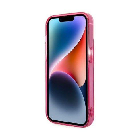 Karl Lagerfeld Gradient Ikonik Karl & Choupette - Etui iPhone 14 Plus (różowy) Karl Lagerfeld Gradient Ikonik Karl & Choupette - Etui iPhone 14 Plus (różowy)