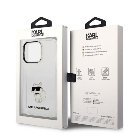 Karl Lagerfeld IML NFT Choupette - Etui iPhone 14 Pro (przezroczysty) Karl Lagerfeld IML NFT Choupette - Etui iPhone 14 Pro (przezroczysty)