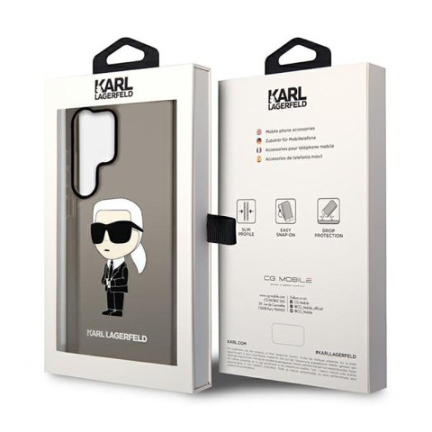 Karl Lagerfeld IML NFT Ikonik - Etui Samsung Galaxy S23 Ultra (czarny) Karl Lagerfeld IML NFT Ikonik - Etui Samsung Galaxy S23 Ultra (czarny)