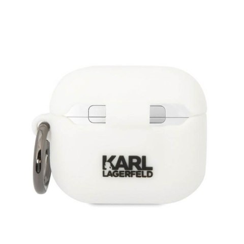 Karl Lagerfeld Silicone NFT Karl Head 3D - Etui AirPods 3 (biały) Karl Lagerfeld Silicone NFT Karl Head 3D - Etui AirPods 3 (biały)