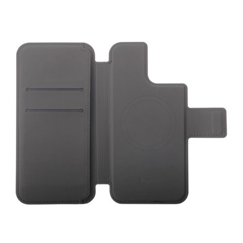 PURO Folio MagSafe Case - Etui iPhone 15 Plus / 14 Plus / 12 Pro Max (czarny) PURO Folio MagSafe Case - Etui iPhone 15 Plus / 14 Plus / 12 Pro Max (czarny)