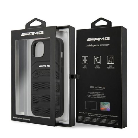 AMG Debossed Lines - Etui iPhone 14 Plus (czarny) AMG Debossed Lines - Etui iPhone 14 Plus (czarny)