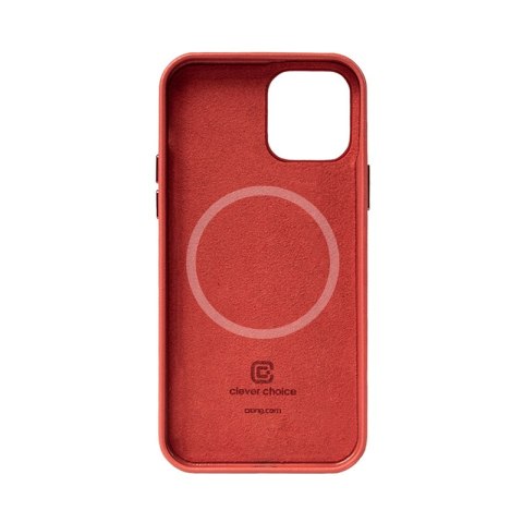 Crong Essential Cover Magnetic - Etui ze skóry iPhone 12 / iPhone 12 Pro MagSafe (czerwony) Crong Essential Cover Magnetic - Etui ze skóry iPhone 12 / iPhone 12 Pro MagSafe (czerwony)