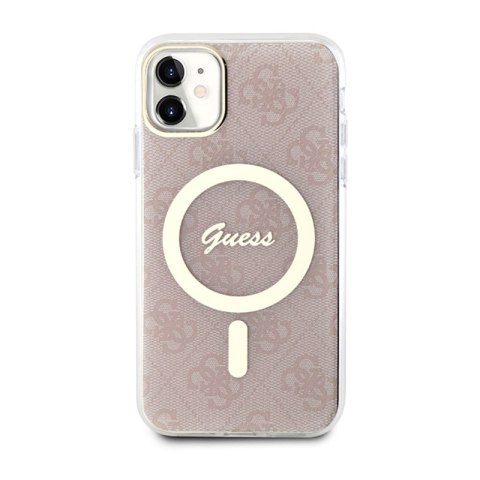 Guess 4G MagSafe - Etui iPhone 11 (Różowy) Guess 4G MagSafe - Etui iPhone 11 (Różowy)