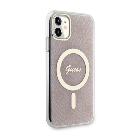 Guess 4G MagSafe - Etui iPhone 11 (Różowy) Guess 4G MagSafe - Etui iPhone 11 (Różowy)