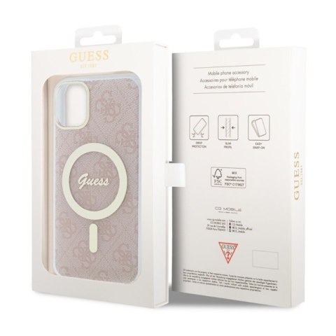 Guess 4G MagSafe - Etui iPhone 11 (Różowy) Guess 4G MagSafe - Etui iPhone 11 (Różowy)