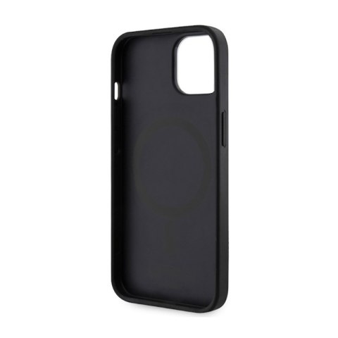 Guess 4G Printed Stripes MagSafe - Etui iPhone 14 Plus (Czarny) Guess 4G Printed Stripes MagSafe - Etui iPhone 14 Plus (Czarny)