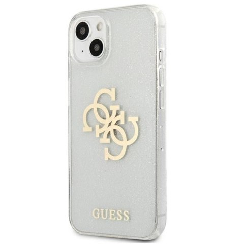 Guess Glitter 4G Big Logo - Etui iPhone 13 mini (przezroczysty) Guess Glitter 4G Big Logo - Etui iPhone 13 mini (przezroczysty)
