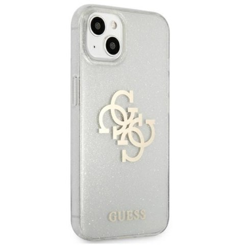 Guess Glitter 4G Big Logo - Etui iPhone 13 mini (przezroczysty) Guess Glitter 4G Big Logo - Etui iPhone 13 mini (przezroczysty)