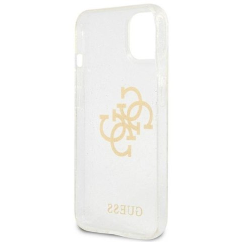 Guess Glitter 4G Big Logo - Etui iPhone 13 mini (przezroczysty) Guess Glitter 4G Big Logo - Etui iPhone 13 mini (przezroczysty)