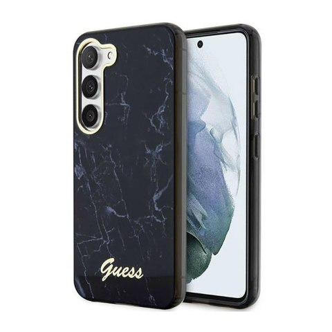 Guess Marble Collection - Etui Samsung Galaxy S23 (czarny) Guess Marble Collection - Etui Samsung Galaxy S23 (czarny)