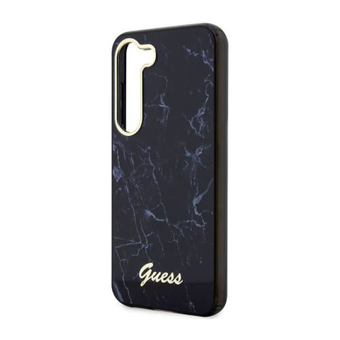 Guess Marble Collection - Etui Samsung Galaxy S23 (czarny) Guess Marble Collection - Etui Samsung Galaxy S23 (czarny)