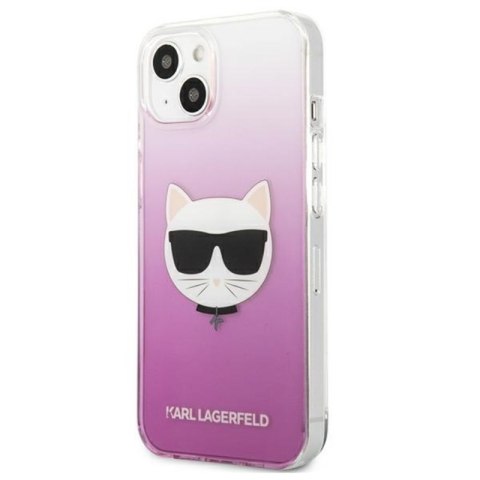 Karl Lagerfeld Choupette Head - Etui iPhone 13 Mini (różowy) Karl Lagerfeld Choupette Head - Etui iPhone 13 Mini (różowy)