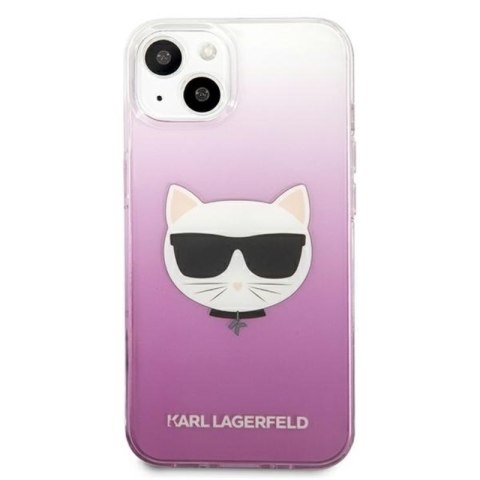 Karl Lagerfeld Choupette Head - Etui iPhone 13 Mini (różowy) Karl Lagerfeld Choupette Head - Etui iPhone 13 Mini (różowy)