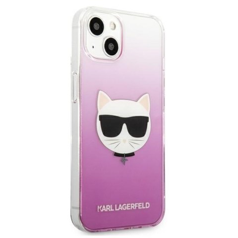 Karl Lagerfeld Choupette Head - Etui iPhone 13 Mini (różowy) Karl Lagerfeld Choupette Head - Etui iPhone 13 Mini (różowy)