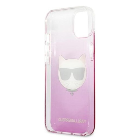 Karl Lagerfeld Choupette Head - Etui iPhone 13 Mini (różowy) Karl Lagerfeld Choupette Head - Etui iPhone 13 Mini (różowy)