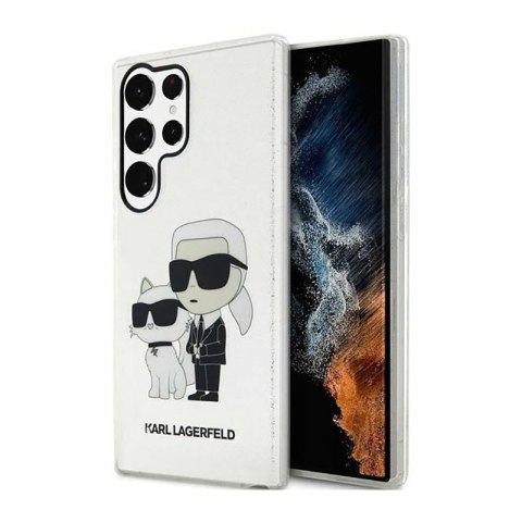 Karl Lagerfeld IML Glitter NFT Karl & Choupette - Etui Samsung Galaxy S23 Ultra (przezroczysty) Karl Lagerfeld IML Glitter NFT Karl & Choupette - Etui Samsung Galaxy S23 Ultra (przezroczysty)