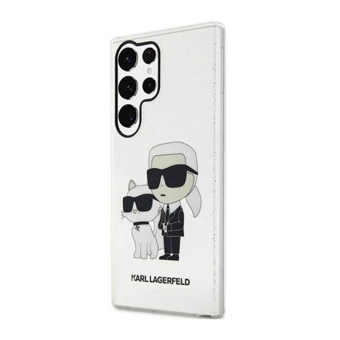 Karl Lagerfeld IML Glitter NFT Karl & Choupette - Etui Samsung Galaxy S23 Ultra (przezroczysty) Karl Lagerfeld IML Glitter NFT Karl & Choupette - Etui Samsung Galaxy S23 Ultra (przezroczysty)