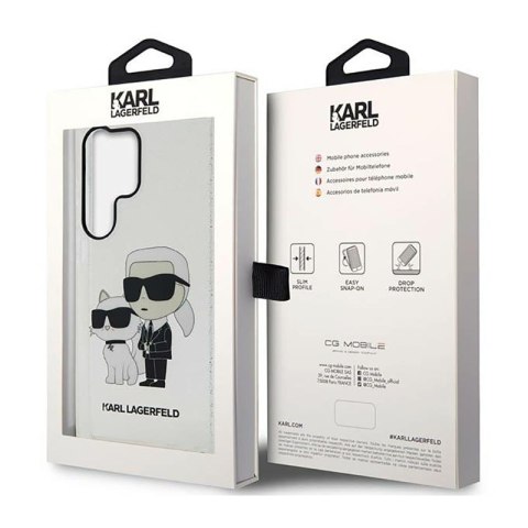 Karl Lagerfeld IML Glitter NFT Karl & Choupette - Etui Samsung Galaxy S23 Ultra (przezroczysty) Karl Lagerfeld IML Glitter NFT Karl & Choupette - Etui Samsung Galaxy S23 Ultra (przezroczysty)