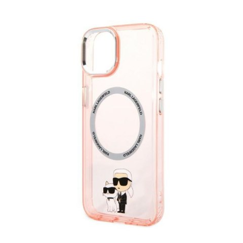 Karl Lagerfeld IML NFT Karl & Choupette MagSafe - Etui iPhone 14 Plus (różowy) Karl Lagerfeld IML NFT Karl & Choupette MagSafe - Etui iPhone 14 Plus (różowy)