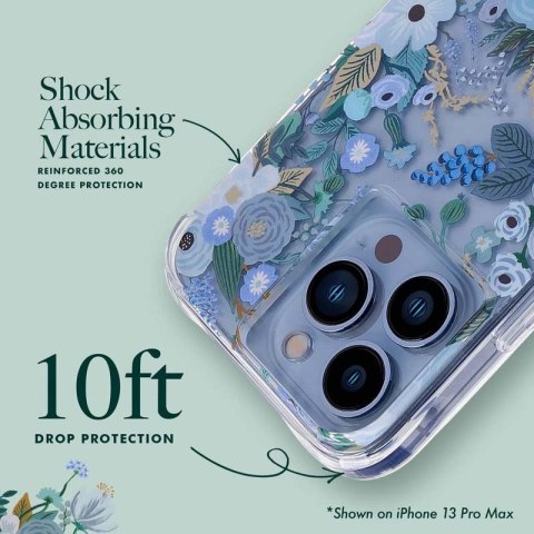 Rifle Paper Clear - Etui iPhone 14 Pro Max (Garden Party Blue) Rifle Paper Clear - Etui iPhone 14 Pro Max (Garden Party Blue)