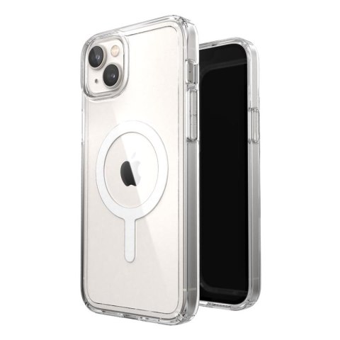 Speck Gemshell + MagSafe - Etui do iPhone 14 Plus z połowką MICROBAN (Clear) Speck Gemshell + MagSafe - Etui do iPhone 14 Plus z połowką MICROBAN (Clear)