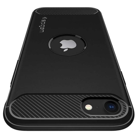 Spigen Rugged Armor - Etui do iPhone SE 2022 / SE 2020 / 8 / 7 (Czarny) Spigen Rugged Armor - Etui do iPhone SE 2022 / SE 2020 / 8 / 7 (Czarny)