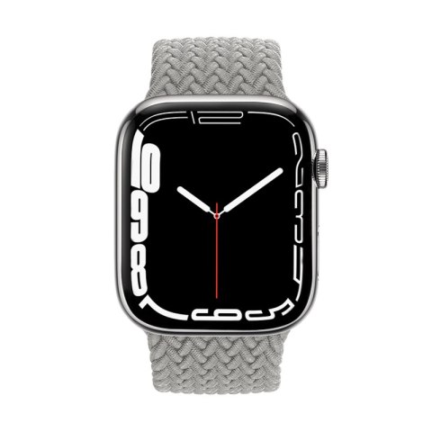 Crong Wave Band - Pleciony pasek do Apple Watch 38/40/41/42 mm (jasny szary) Crong Wave Band - Pleciony pasek do Apple Watch 38/40/41/42 mm (jasny szary)