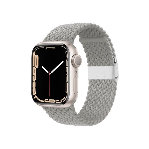 Crong Wave Band - Pleciony pasek do Apple Watch 38/40/41/42 mm (jasny szary) Crong Wave Band - Pleciony pasek do Apple Watch 38/40/41/42 mm (jasny szary)