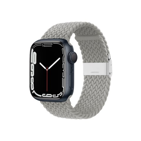 Crong Wave Band - Pleciony pasek do Apple Watch 38/40/41/42 mm (jasny szary) Crong Wave Band - Pleciony pasek do Apple Watch 38/40/41/42 mm (jasny szary)