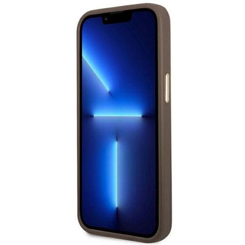 Guess 4G Metal Camera Outline Case - Etui iPhone 14 Pro (Brązowy) Guess 4G Metal Camera Outline Case - Etui iPhone 14 Pro (Brązowy)