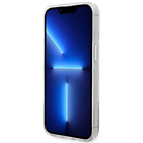 Guess 4G Stripe Script Logo Electroplated Pattern - Etui iPhone 14 Plus (złoty) Guess 4G Stripe Script Logo Electroplated Pattern - Etui iPhone 14 Plus (złoty)