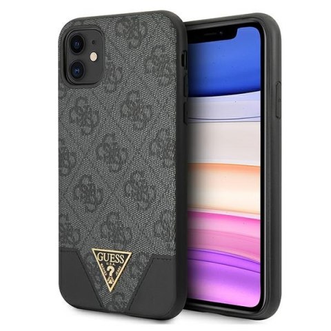 Guess 4G Triangle Collection - Etui iPhone 11 (szary) Guess 4G Triangle Collection - Etui iPhone 11 (szary)