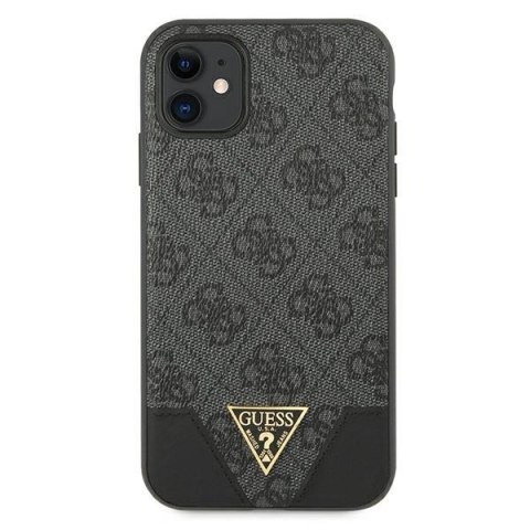 Guess 4G Triangle Collection - Etui iPhone 11 (szary) Guess 4G Triangle Collection - Etui iPhone 11 (szary)